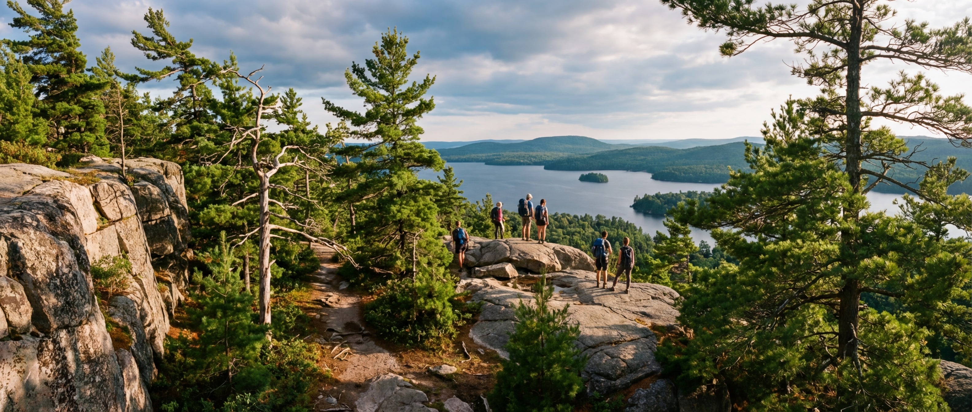 Lookout trail with panoramic views