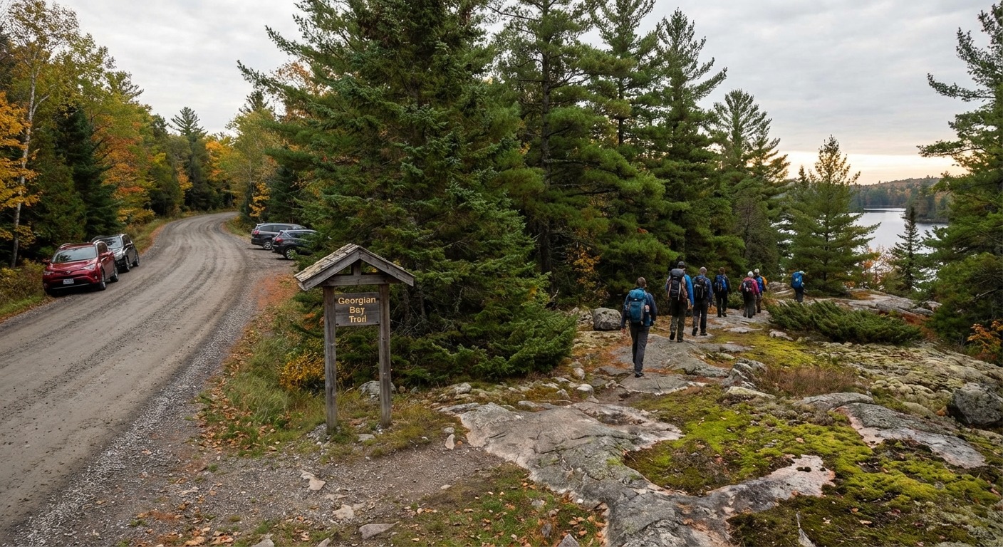 Pine forest near Parry Sound